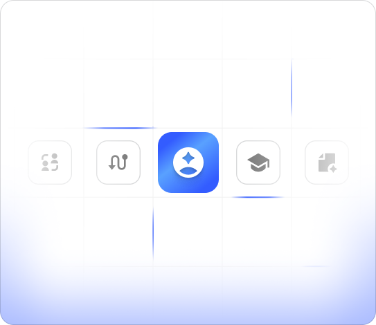 AI tutor coaching a learner through a guided practice scenario